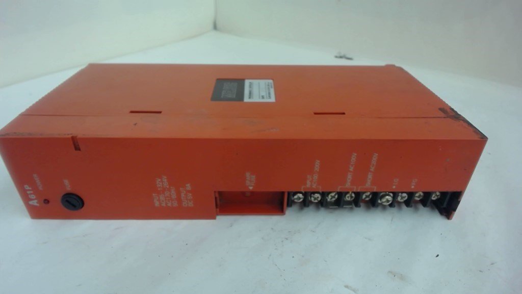 Melsec A61P Programmable Control, Input: Ac85~132V Ac170~264V, Output: Dc 5V 8A