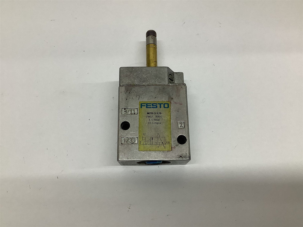 Festo MFH-3-1/8 Solenoid Valve 1.5 - 8 Bar 22-120 PSI