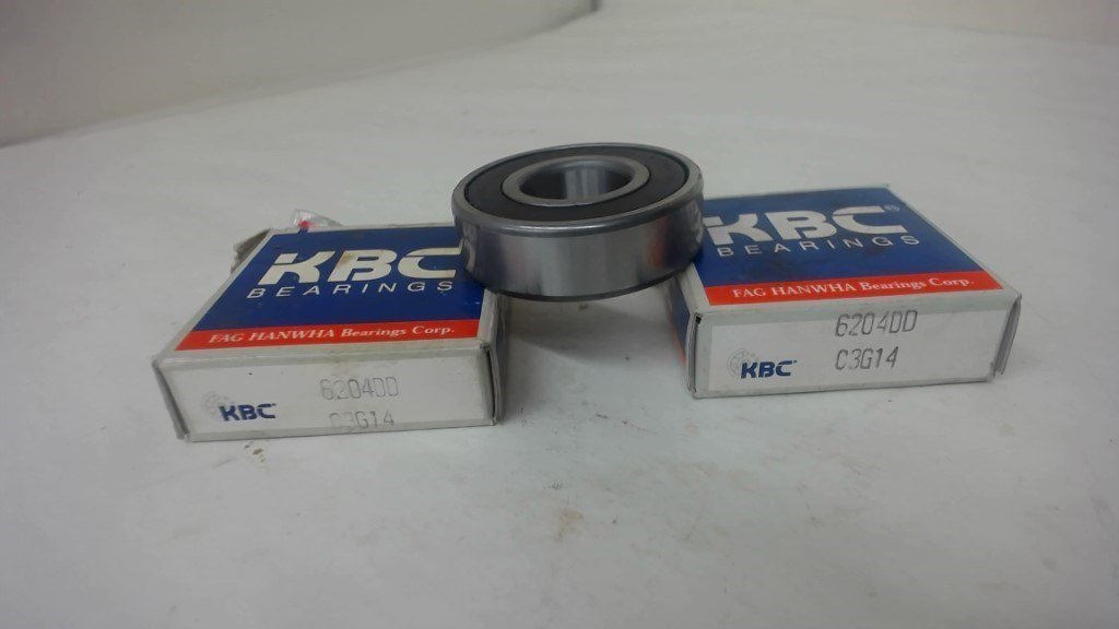 LOT OF 3---KBC 6204DD SINGLE ROW BALL BEARING