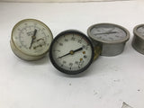 McDaniel Controls 30 PSI/600 PSI /Boston Gear/ USG Air Pressure Gauge Lot Of 4