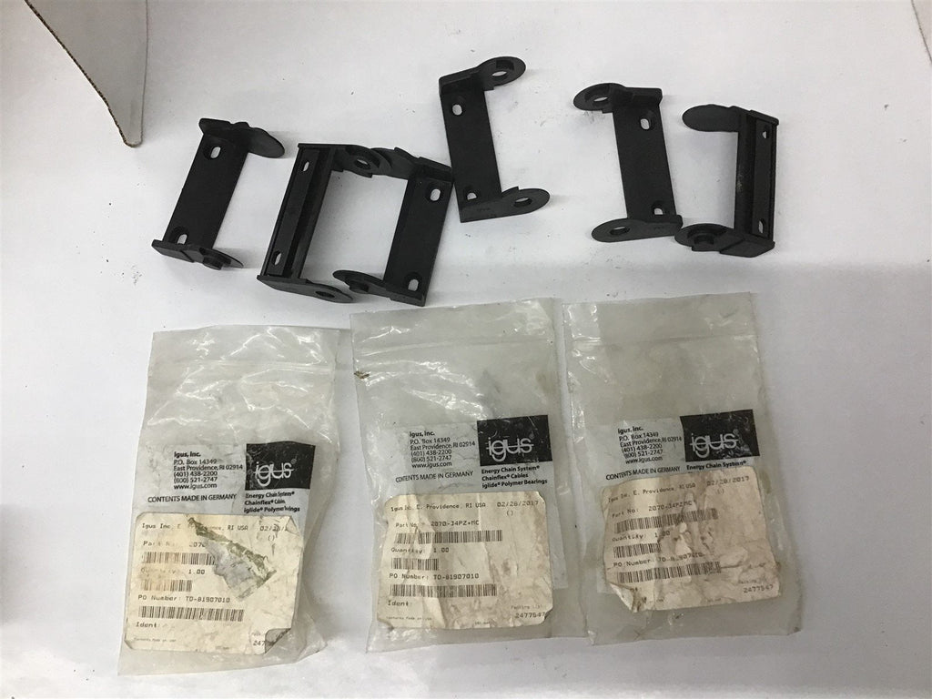 Igus 2070-34PZ+MC Cable Carrier Mounts Lot Of 3