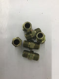 Hydraulic / Pneumatic Fittings 3/8x16 Threaded Lot Of 6