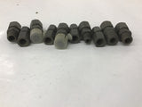 Assorted Parker 6BU And 8BU 1/4" And 3/8" Fittings Lot Of 10