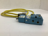 MAC 711C-11-PI-594JC W/ PID-594JC Solenoid Valve 150 PSI 24 VDC 2.5 W