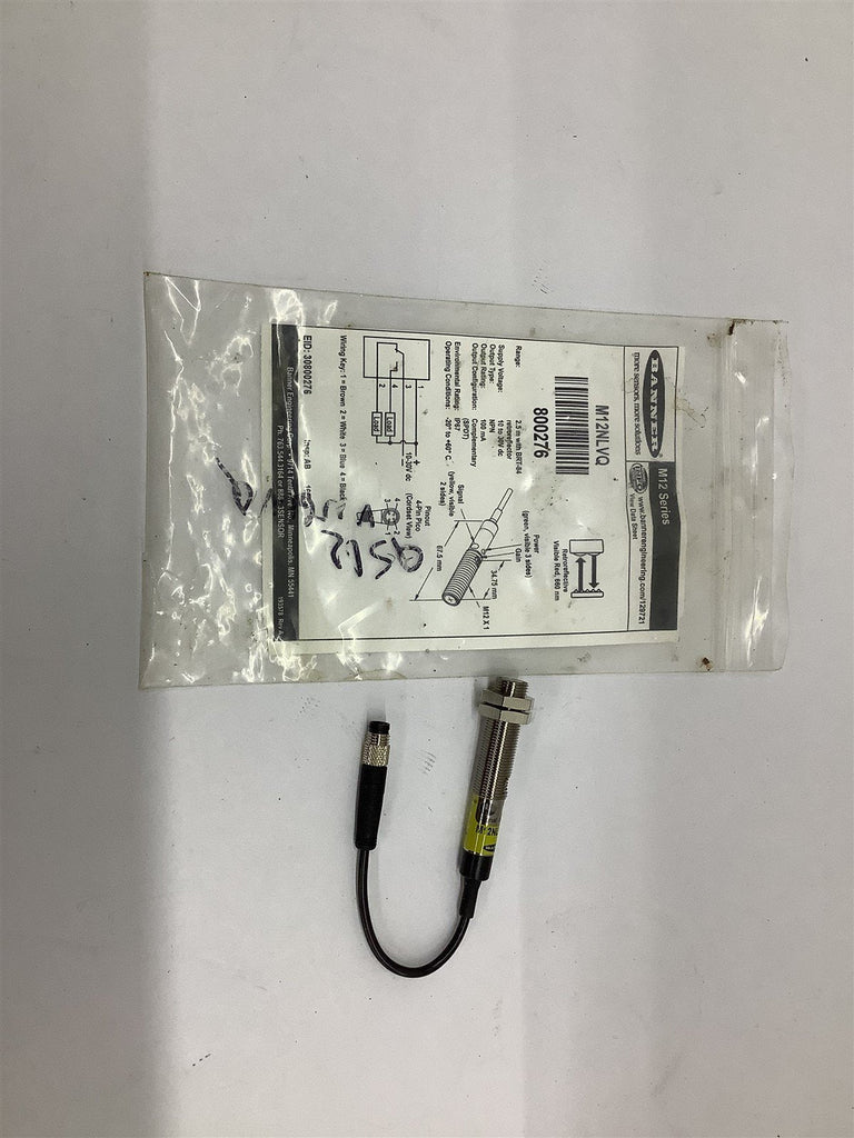 Banner M12NLVQ Photoelectric Sensor 10-30 V DC