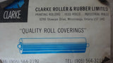 CLARKE CONVEYOR ROLLER, 17-5/8" OVER ALL LENGTH, 1.904" WIDE, 12MM SHAFT