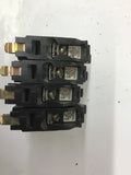 Square D QO Circuit Breaker 120/240 VAC 10 A 1 P Lot Of 4