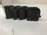 Square D QO Circuit Breaker 120/240 VAC 10 A 1 P Lot Of 4