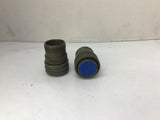 Amphenol 97-3105A24-28S Connector Lot Of 2