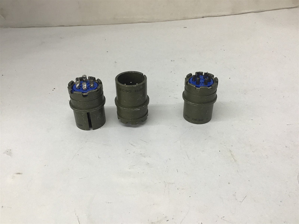 Amphenol 97-310B18-12P Circular Connector Lot Of 3