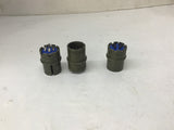 Amphenol 97-310B18-12P Circular Connector Lot Of 3