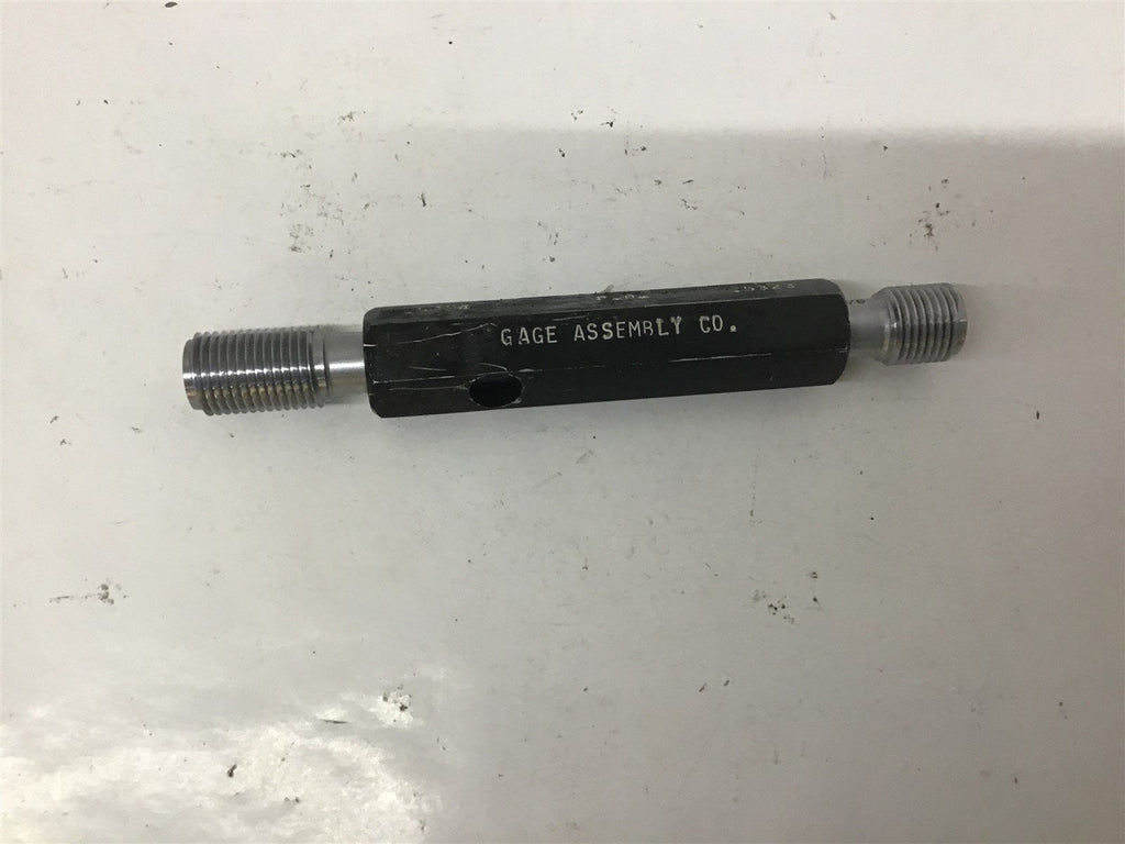 Gage Assembly Co 9/16-18 UNEF-2B Thread Plug Gage GO .5264 NOGO .53223