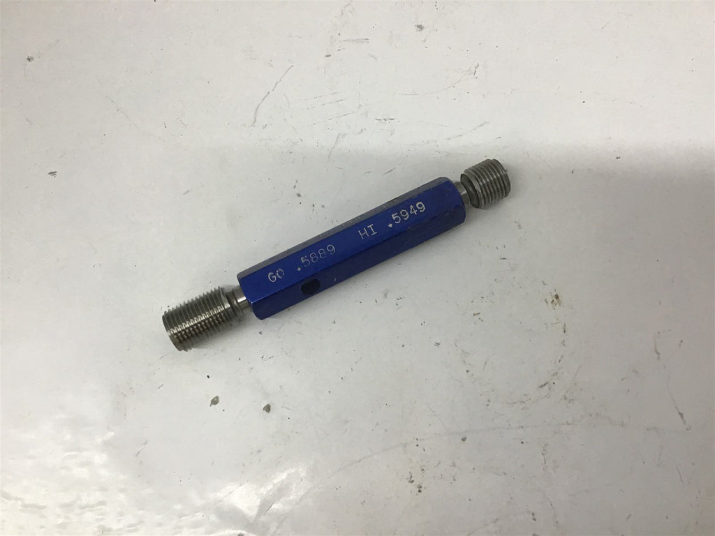 Thredco 5/8-16 UNF-2B Thread Gage GO .5889 NOGO .5949