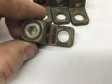 Burndy 4-1/0 Copper Terminal Block Lot Of 5