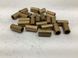 Brass Bushing L 1" OD 1/2" ID 3/8" Lot Of 23