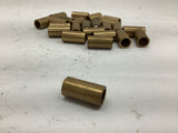 Brass Bushing L 1" OD 1/2" ID 3/8" Lot Of 23