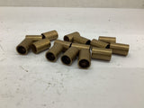 Brass Bushing L 1" OD 5/8" ID 1/2" Lot Of 15