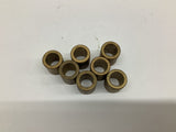 Brass Bushing L 7/8" OD 3/4" ID 1/2" Lot Of 7