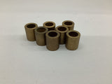 Brass Bushing L 7/8" OD 3/4" ID 1/2" Lot Of 7