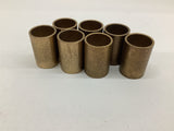 Brass Bushing L 1 1/4" OD 7/8" ID 3/4" Lot Of 7