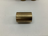 Brass Bushing L 1 1/4" OD 7/8" ID 3/4" Lot Of 7