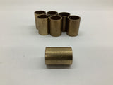 Brass Bushing L 1 1/4" OD 7/8" ID 3/4" Lot Of 7