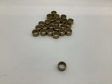 Brass Bushing L 3/8" OD 5/8" ID 1/2" Lot Of 24