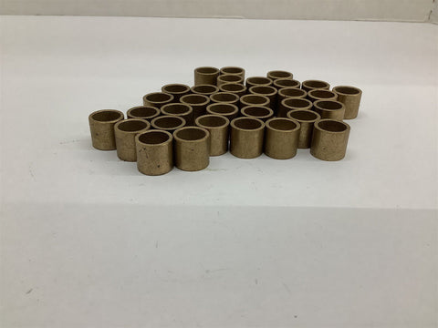 Brass Bushing L 9/16" OD 5/8" ID 1/2" Lot Of 34