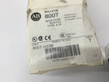 Allen Bradley 800T-H33B Selector Switch 2 Position Maintained