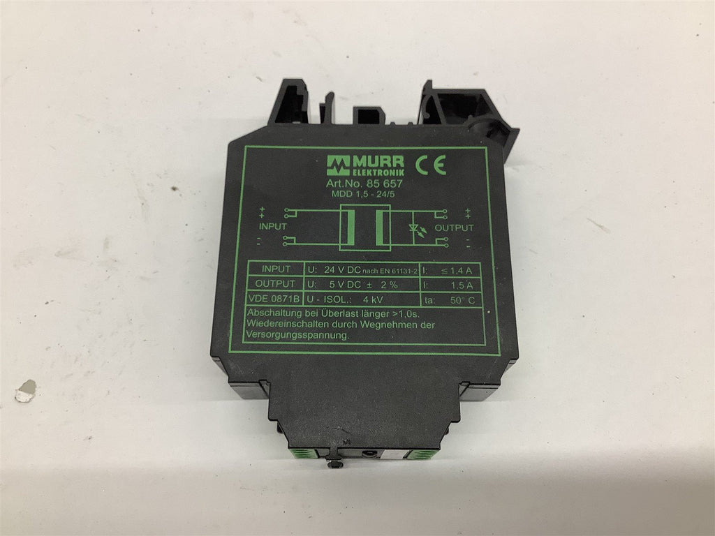 Murr Elektronik 85 657 Convertor Switch 4 kV 5/24 V 1.5 A