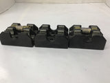 Bussmann H25030 Fuse Holder W/ Two Fuses Lot Of 3