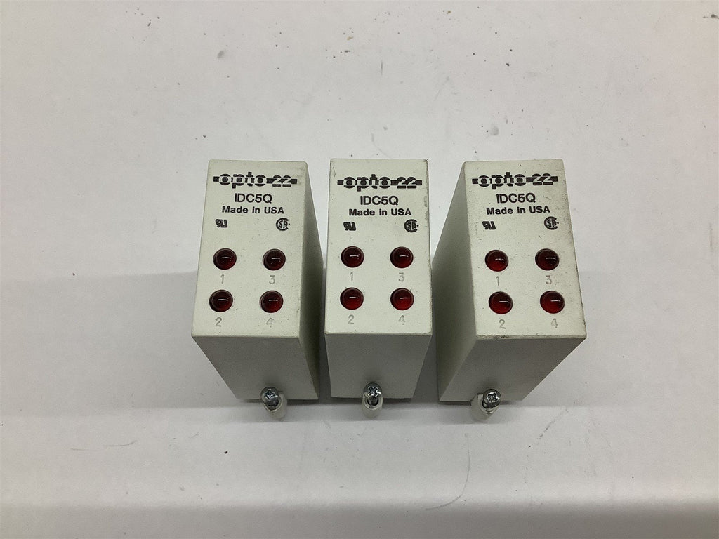 Opto 22 IDC5Q Input Module White Lot Of 3