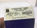 Brady WML-505-502 wire marking Labels 250 labels