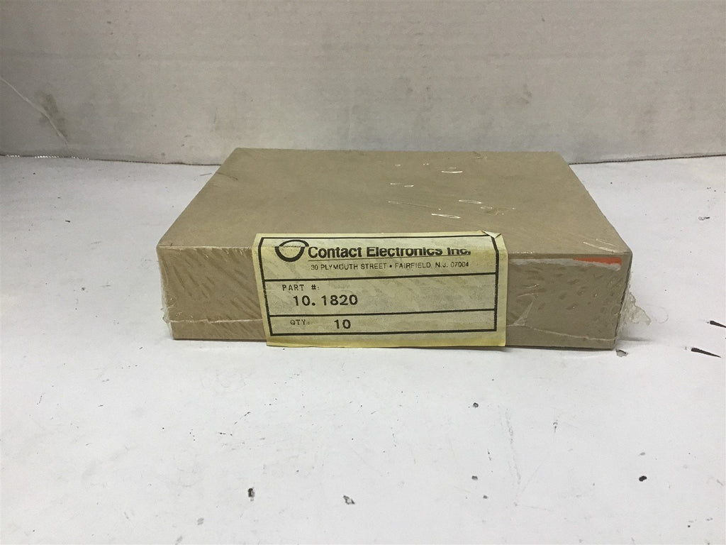 Contact Electronics 10.1820 Terminal Block Lot Of 10