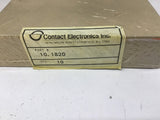 Contact Electronics 10.1820 Terminal Block Lot Of 10