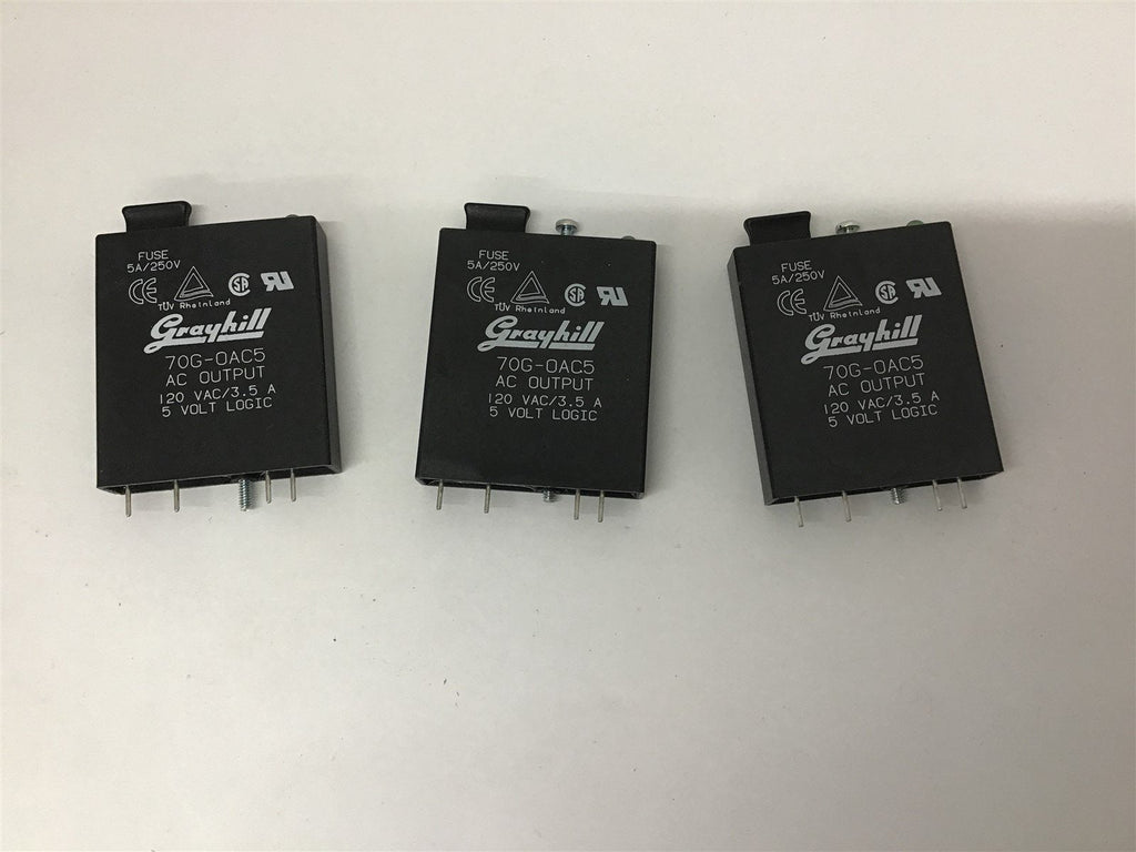 Grayhill 70G-OAC5 Output Module Lot Of 3