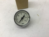 WIKAI 111.12 1.5" Air Pressure Gauge 0-30 PSI