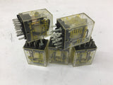 Square D 8501 RSD4V53 Relay 24 Vdc 1/10 Hp 120/240 VAC Lot Of 5