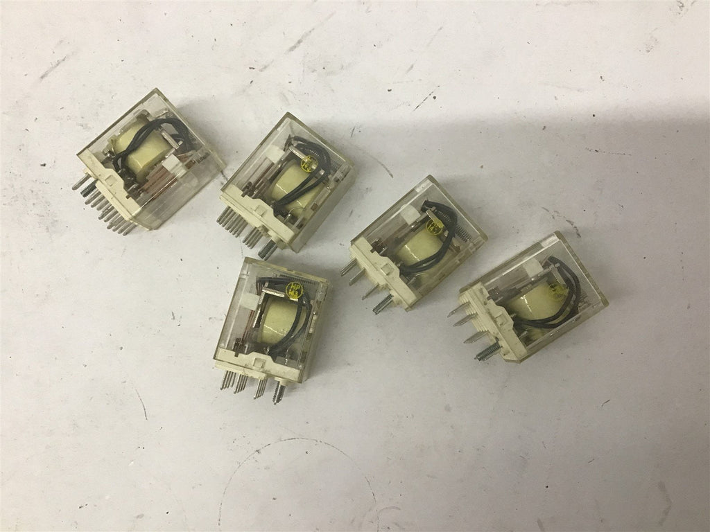 Potter & Brumfield KHU-17D11-24 Relay 24 VDc 1/10 HP 3A 120 Vac Lot Of 5