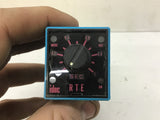 Idec RTE-B21 Timer Relay On Base 24 VAC/DC 10 A 120 Vac