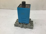 Idec RTE-B21 Timer Relay On Base 24 VAC/DC 10 A 120 Vac