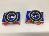 SKF 6207 2RSJEM Ball Bearing Lot Of 2