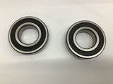 SKF 6207 2RSJEM Ball Bearing Lot Of 2