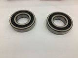 SKF 6207 2RSJEM Ball Bearing Lot Of 2