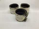 TBA NHC-2 No Hub Coupling Cast Iron 2" Coupling Lot Of 3