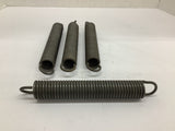 Tension Springs 8"L 1" OD Lot Of 4