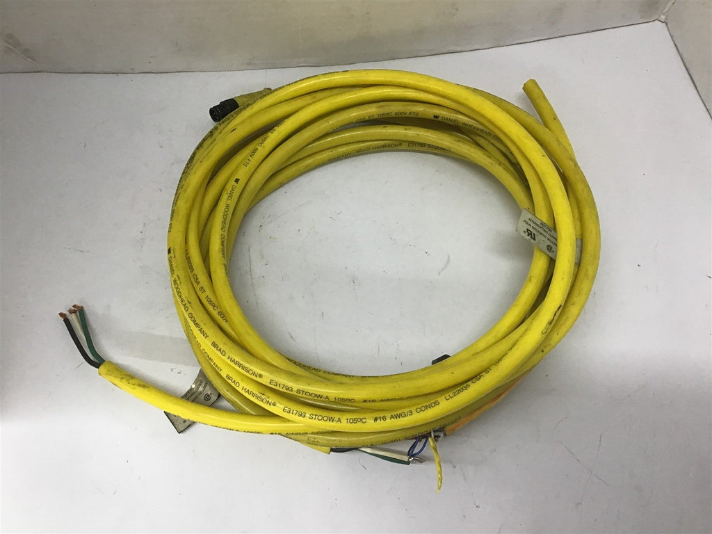 Daniel Woodhead 40906+ Cable 600 V 10 Amps 25' L