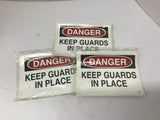 Danger Sticker 7" x 5" Lot Of 15