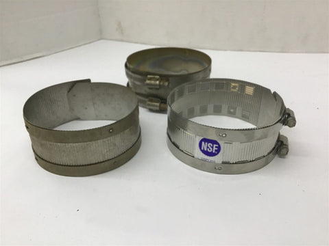 NSF Cispi 310 4 3/4" OD 2 1/4" T Coupling Lot Of 3