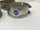 NSF Cispi 310 4 3/4" OD 2 1/4" T Coupling Lot Of 3